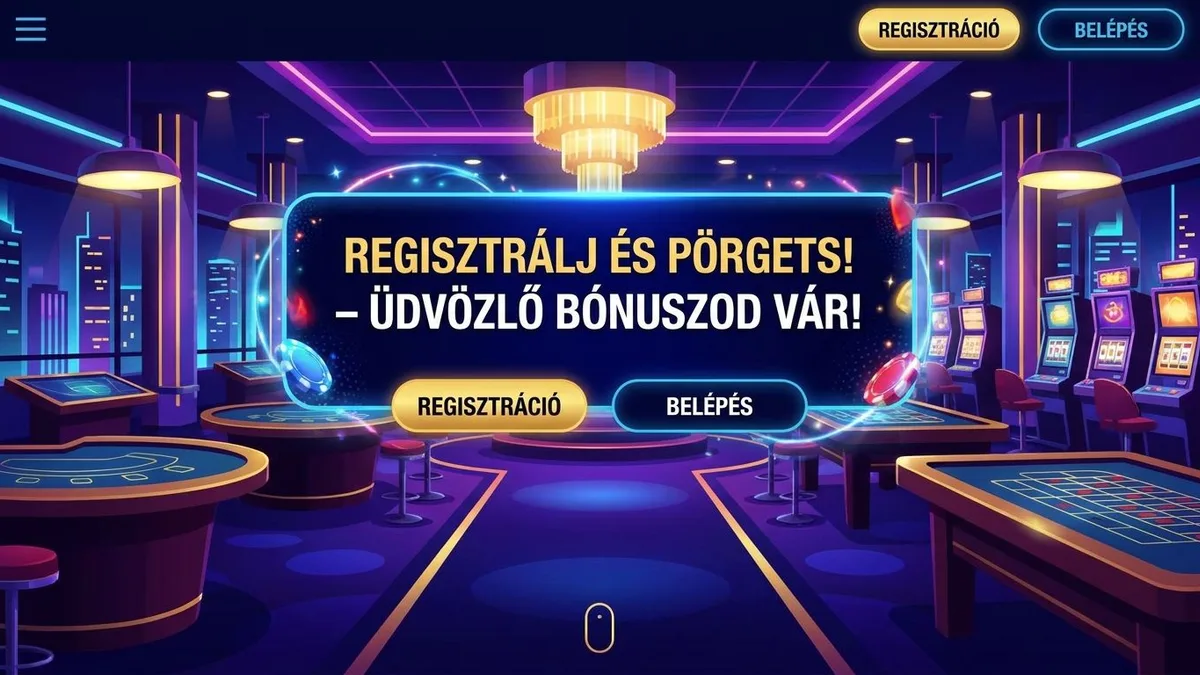 Regisztráció bónusszal